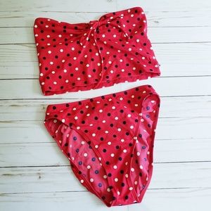 🏝5/$15 Sale Tommy Hilfiger Polka Dot Bikini 12